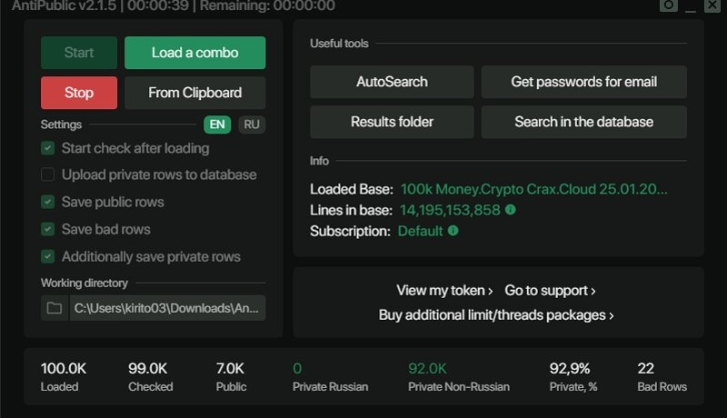 100K Crypto Base Private